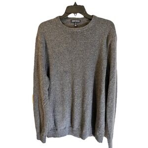 Jack Threads Long Sleeve Sweater‎ Men's L 100% Cashmere Gray Preppy Lightweight